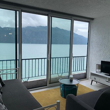 Le Lamartine, Vue Magnifique Face Au Lac Du Bourget 艾克斯莱班 外观 照片