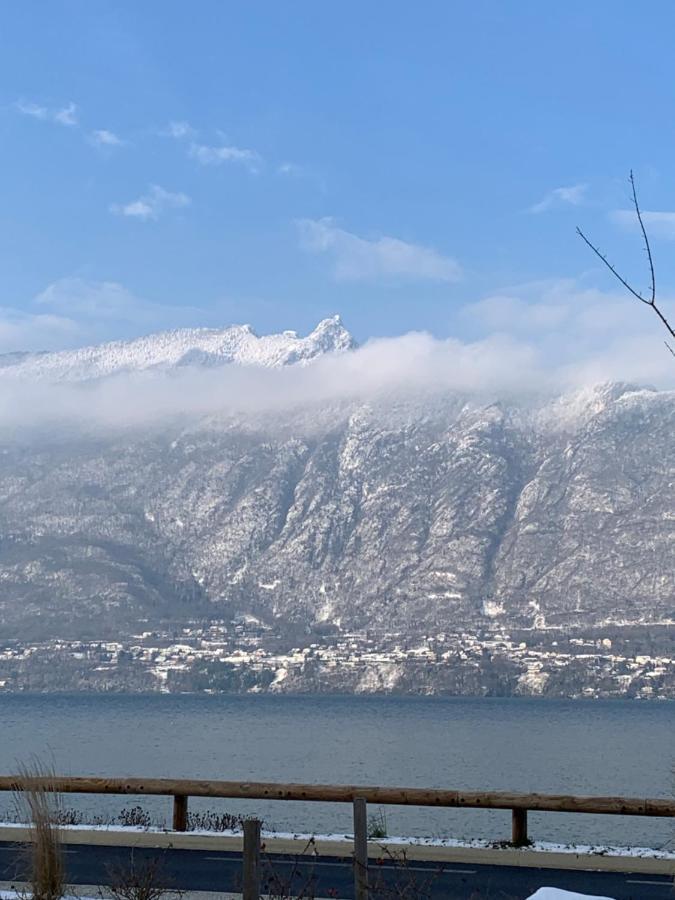 Le Lamartine, Vue Magnifique Face Au Lac Du Bourget 艾克斯莱班 外观 照片
